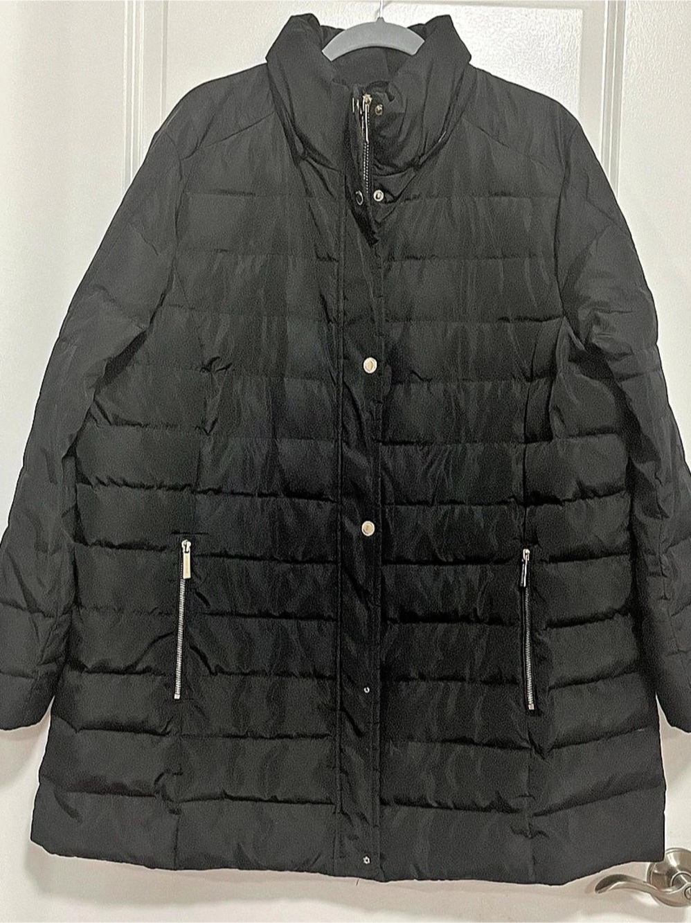 MICHAEL Michael Kors Black Down & Feather Puffer Coat Jacket XXL